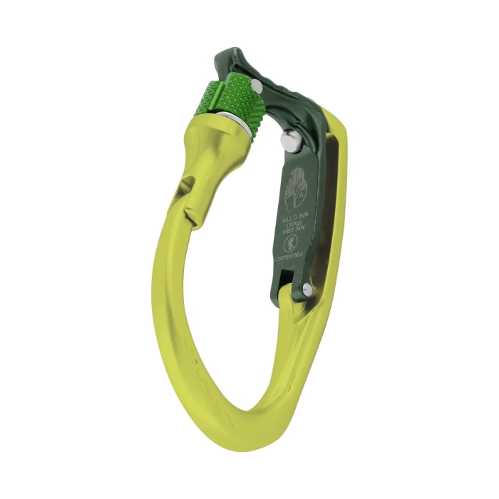 Karabinek sprzętowy DMM Vault Lock - green lime
